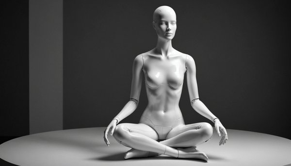 Mannequin vitrine pose assise : l'élégance à portée de main