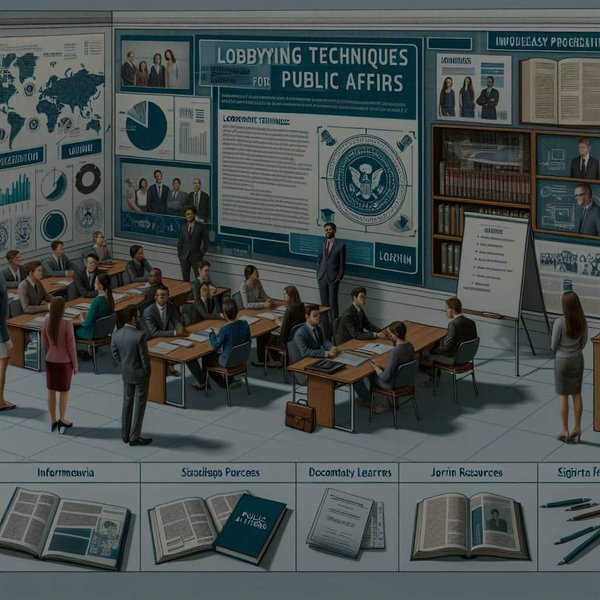 Comment intégrer une formation en techniques de lobbying pour les affaires publiques ?