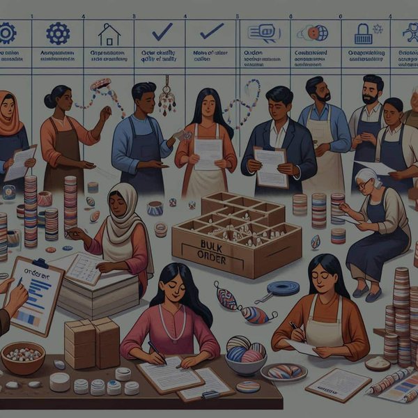 Quelles sont les meilleures pratiques pour gérer les commandes en gros dans les petites entreprises de production artisanale ?