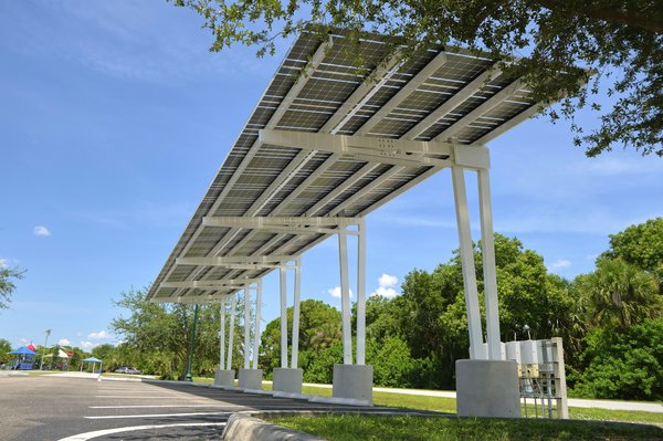 Ombrière photovoltaïque de parking : un moyen intelligent de profiter de l'énergie verte